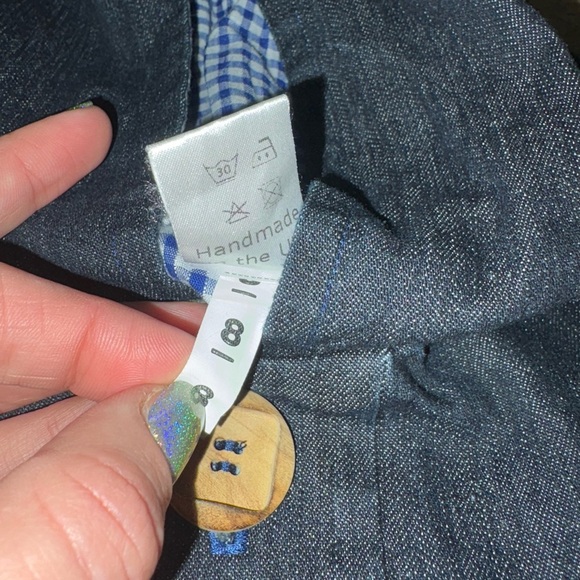 Handmade Denim Hooded Jacket - Picture 5 of 7